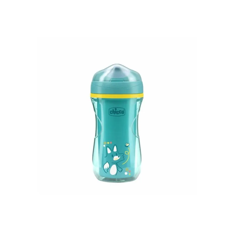 Termo puodelis su specialiu ergonomišku snapeliu CHICCO 180714  266 ML, 14+, turkio sp. · 1