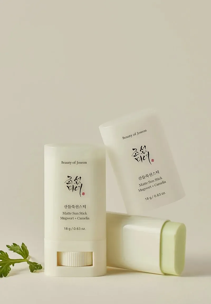 Beauty Of Joseon Matte Sun Stick Mugwort + Camelia SPF50+ PA+++ – apsauginis pieštukas nuo saulės · 2