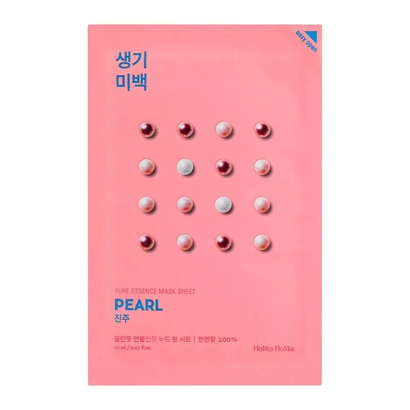 Holika Holika Pure Essence Mask Sheet Pearl – veido kaukė · 1