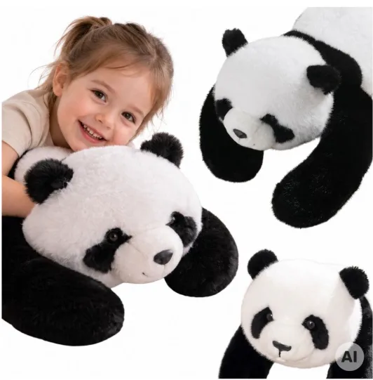 WOOPIE sunkioji sensorinė panda, 2,5 kg, 65 cm · 1