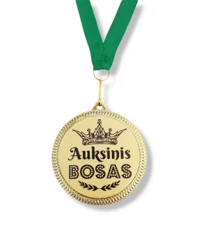 Metalinis medalis „Auksinis Bosas“
