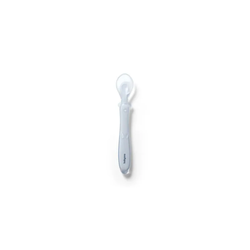 Elastingas silikoninis šaukštelis BabyOno 785/01, mėlynas · 1