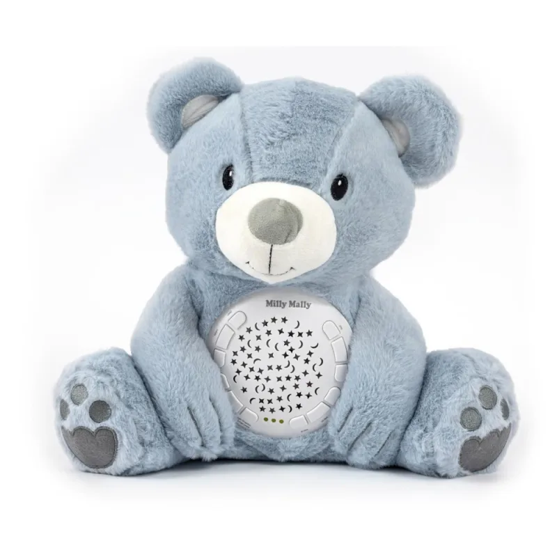 Pliušinis žaislas su projektoriumi Milly Bear Blue · 1