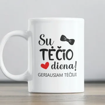 Standartinis puodelis „Su Tėčio diena“