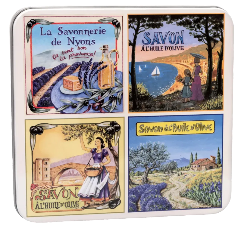 Muilas „La Savonnerie de Nyons“, 4x100g — VIEWS OF PROVENCE