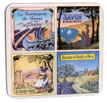 Muilas „La Savonnerie de Nyons“, 4x100g — VIEWS OF PROVENCE