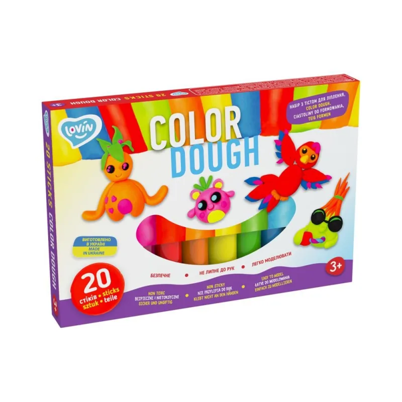 Kūrybinis rinkinys Modeliavimo ir lipdymo priemonės Play Dough Lovin 20 vnt. · 1