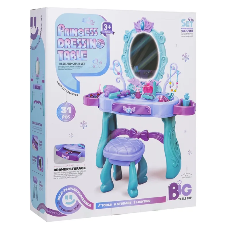 Kosmetinis staliukas Magiškas violetinei princesei · 1