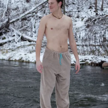 Unisex laisvalaikio kelnės Arūnas - Cappuccino Rock