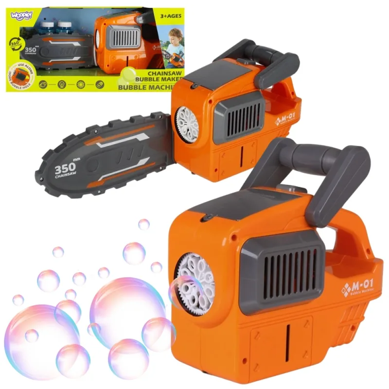 Muilo burbulų pistoletas WOOPIE - grandininis pjūklas M-001 · 1
