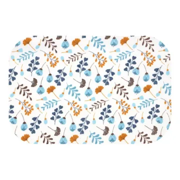 Sauskelnės - 27633 - FLANNEL PRINT - EGA - SUMMER FLOW - BLUE - dydis 70x80 cm