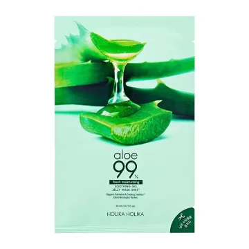 Holika Holika Aloe 99% Soothing Gel Jelly Mask Sheet - veido kaukė