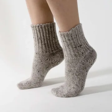 Merino vilnos megztos kojinės moterims ir vyrams