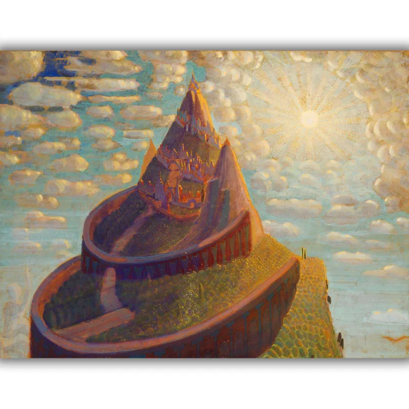 Reprodukcija „Pilies pasaka“, Mikalojus Konstantinas Čiurlionis (1909)