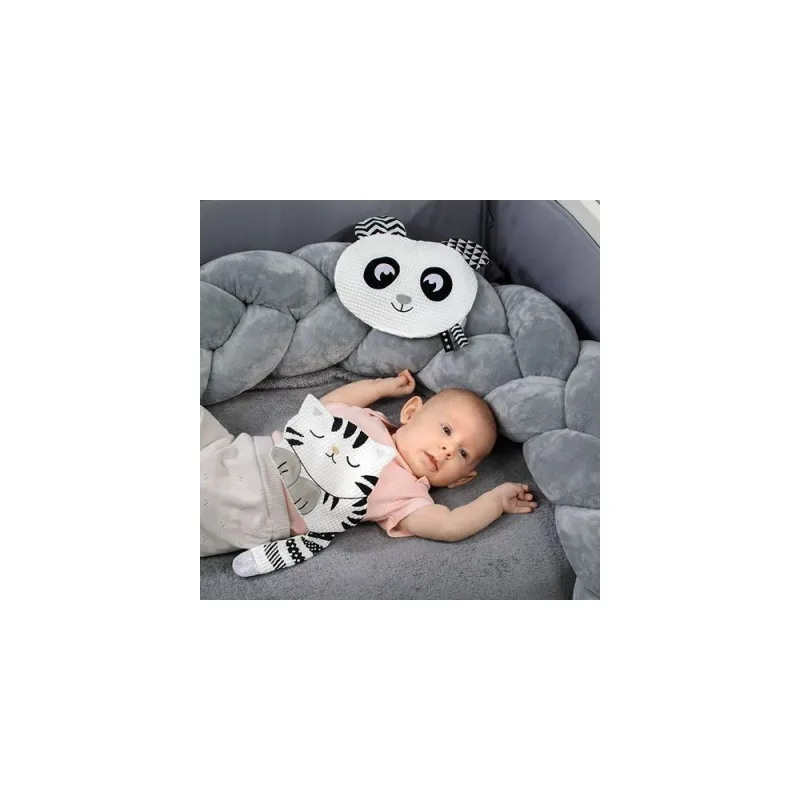 Minkštas glėbiamasis žaislas Kontrastinis kačiukas BabyOno 1535 KITTY BLINK · 2