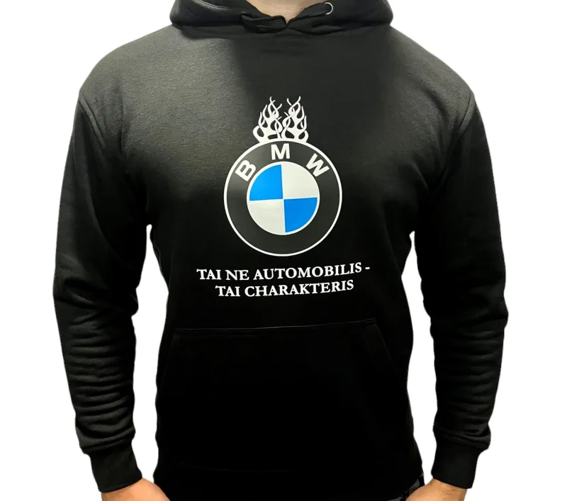 Džemperis: BMW Tai ne automobilis - Tai charakteris
