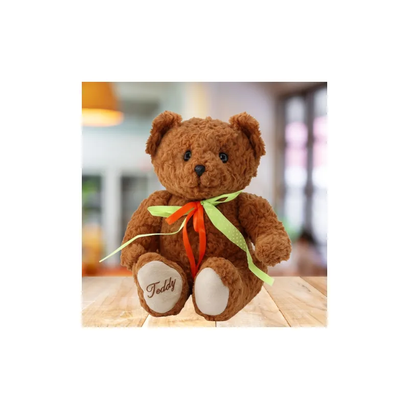 Pliušinis meškiukas Teddy 30cm, rudas · 2