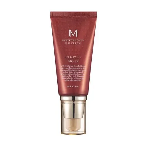 MISSHA M Perfect Cover BB Cream EX SPF42/PA+++ (No.27/Honey Beige) - BB kremas, 50 ml. · 1