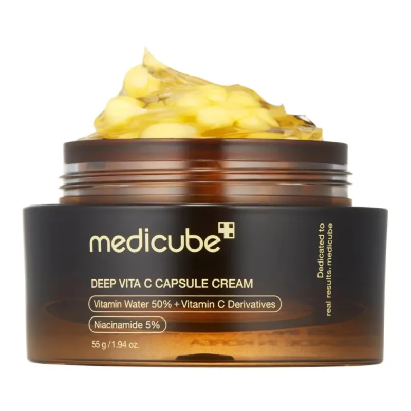 medicube Deep Vita C Capsule Cream – šviesinamasis veido kremas · 1