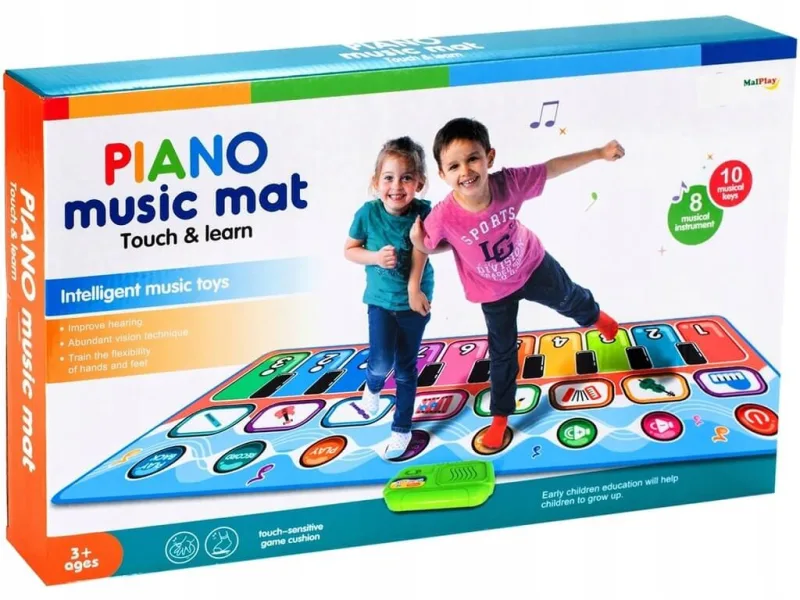 Interaktyvus Muzikinis kilimėlis šokiams PIANO, 130 cm · 3
