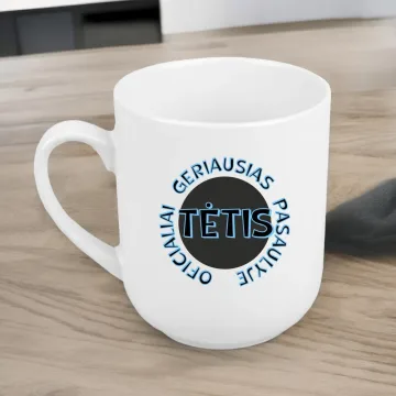 Puodelis kavai „Oficialiai geriausias pasaulyje tėtis“ (290ml)