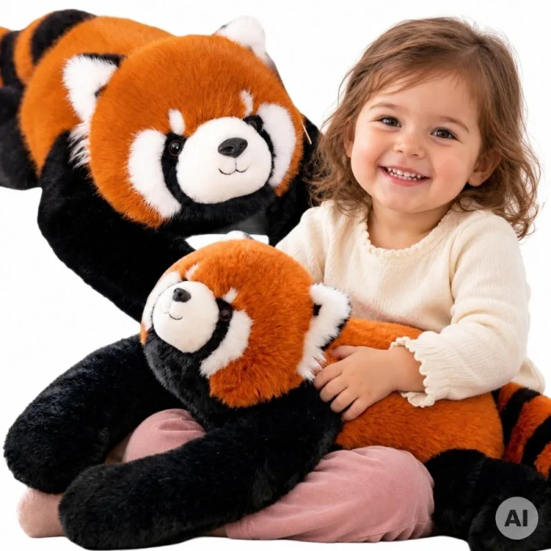 WOOPIE svertinis sensorinis meškiukas Ruda Panda · 1
