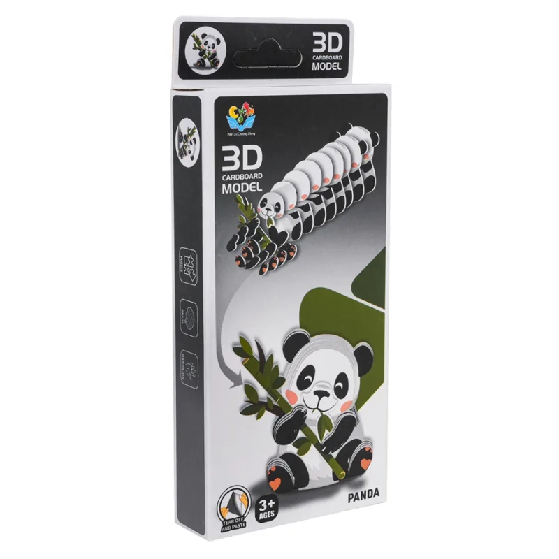 3D pandos dėlionė · 1
