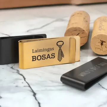 Pinigų segtukas - Laimingas Bosas