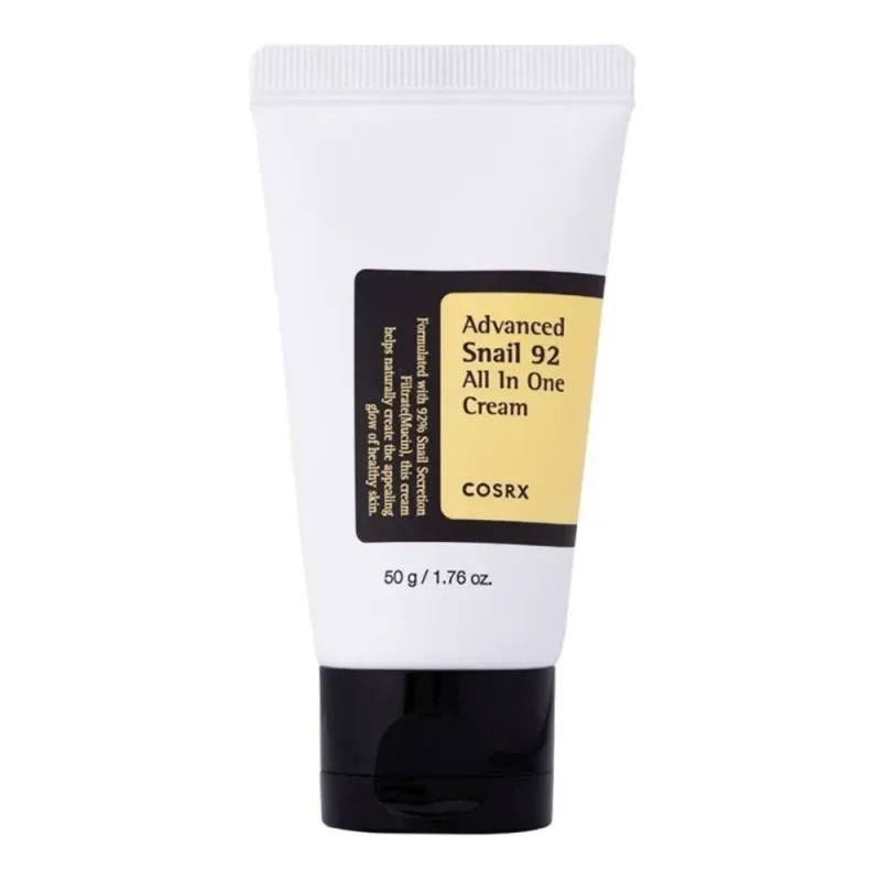 CosRX Advanced Snail 92 All In One Cream – veido kremas tūbelėje, 50 ml. · 1