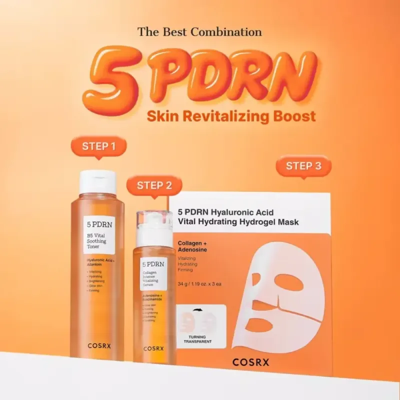 CosRX 5 PDRN Collagen Intense Vitalizing Serum – veido serumas su PDRN · 3