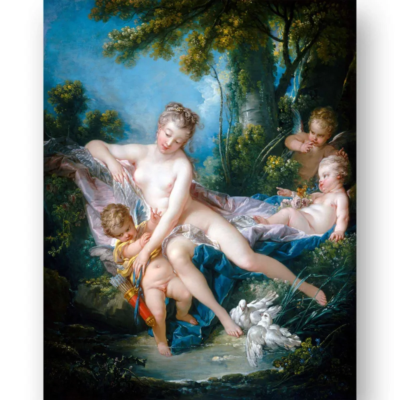 Reprodukcija „Paguodžianti Veneros meilė“, Francois Boucher (1751)
