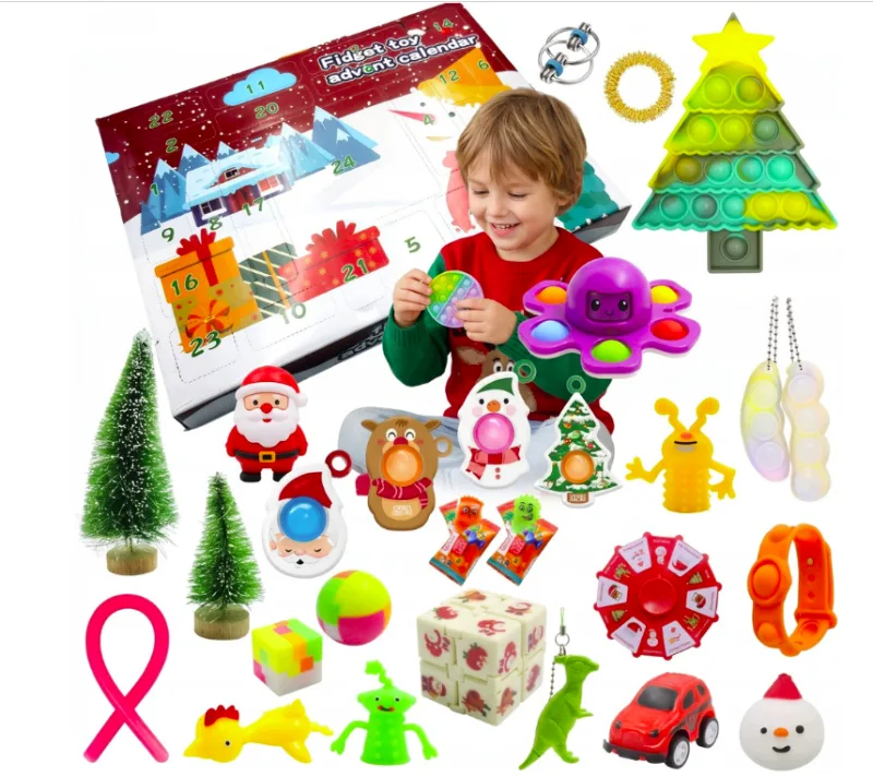 Vaikų advento kalendorius „Fidget Toys“ – 24 sensoriniai žaislai · 1
