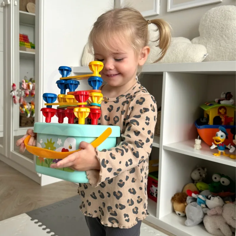 Medinė Montessori motorinė dėžė 12in1 FSC WOOPIE GREEN · 3