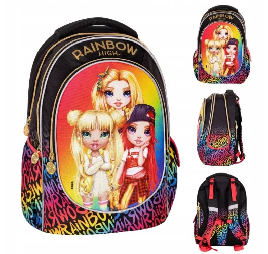 Rainbow High Golden Style ultralengvas tornisteris mergaitėms · 1