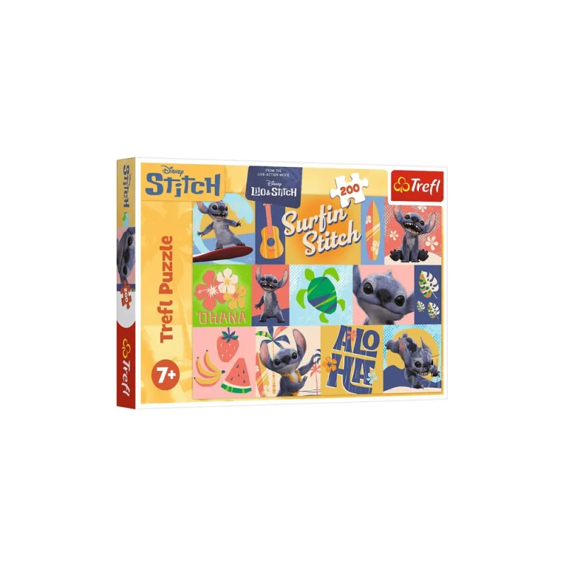 Dėlionė 200 - Havajų nuotykiai - Disney Stitch Trefl 13331 · 1