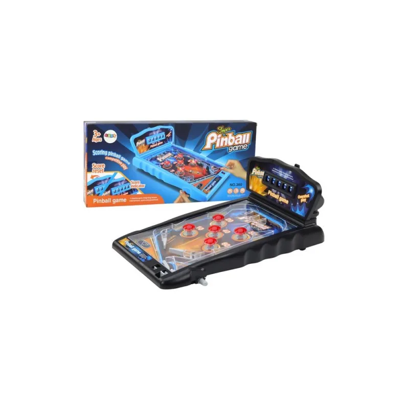 Refleksų žaidimas „Pinball“: šviesos, garsai, rezultatų lentelė · 1