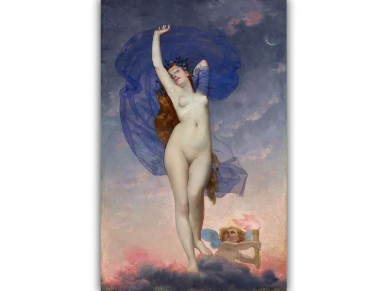 Reprodukcija „Aušra“, Adolphe Alexandre Lesrel (1868)