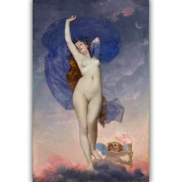 Reprodukcija „Aušra“, Adolphe Alexandre Lesrel (1868)
