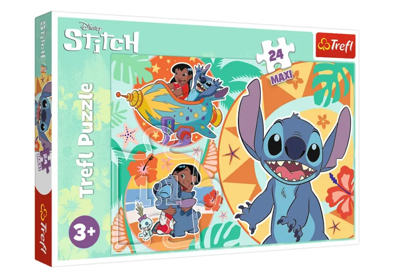 Trefl 14365 Lilo & Stitch MAXI dėlionė 24 det. · 1