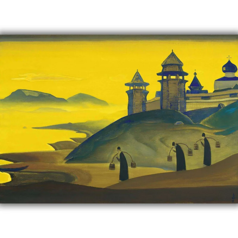 Reprodukcija „Ir mes bandome“, Nicholas Roerich (1922)