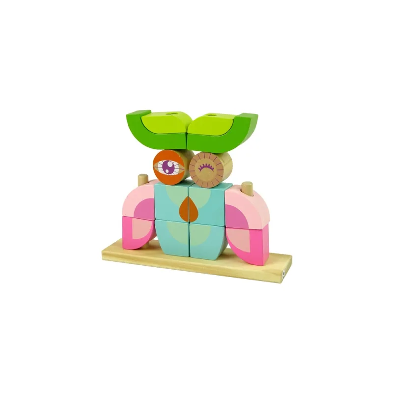Kūrybinė 3D medinė erdvinė dėlionė Owl · 2