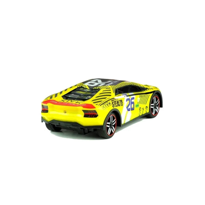 Nuotoliniu būdu valdomas sportinis automobilis Pilot R/C, Geltonas · 3
