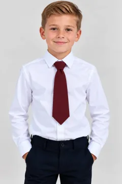 Bordo kaklaraištis vaikams ir vyrams