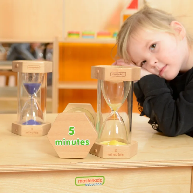Smėlio laikrodžių rinkinys - MASTERKIDZ Mokslas apie laiką · 2