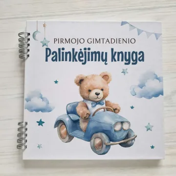 Pirmojo gimtadienio palinkėjimų knyga
