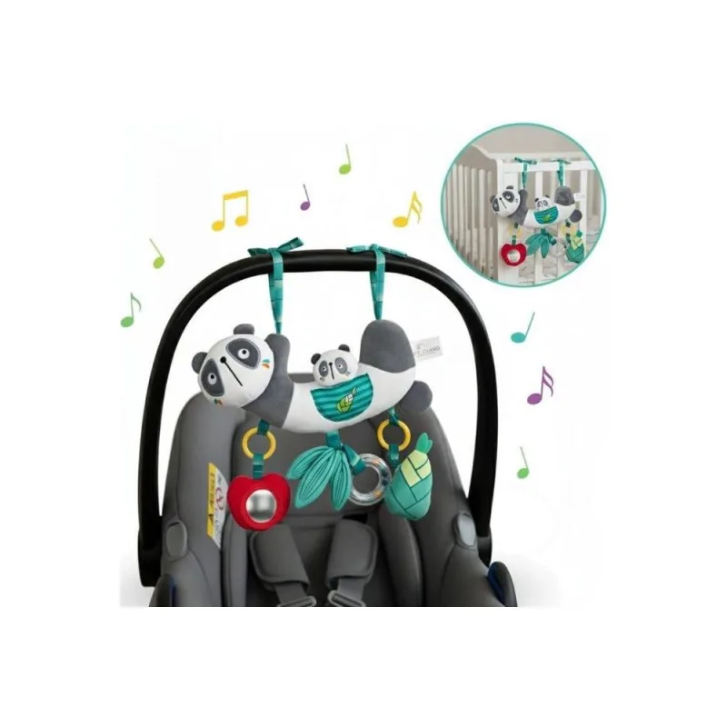 Sensorinis pakabukas vaikiškam vežimėliui ir lovytei - PANDA BEAR Bocioland 2360 BL236 · 2