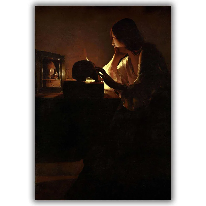 Reprodukcija „Atgailaujanti Magdalena“, Georges de La Tour