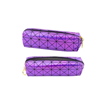 Vieno skyriaus pieštukų dėklas 20x6,5 cm, violetinis