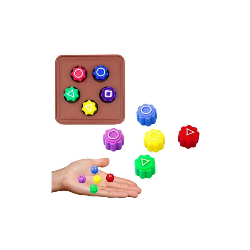 Žaidimo kauliukai Gonggi Hacele Squid Games Base 5vnt B · 1
