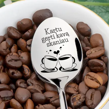 Šaukštelis - kartu gerti kavą skaniau
